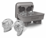 3D Alien Skull Flexible Silicone Ice Cube Mold Tray