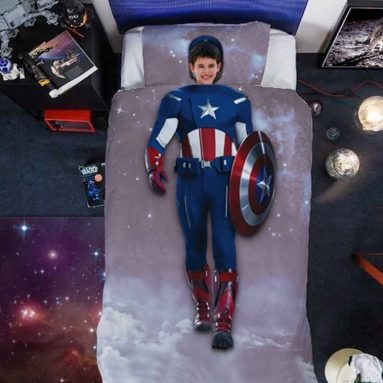 3D Bedding Set Captain American