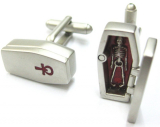 3D Coffin Man Cufflinks