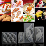 3D Koi Fish Plastic Cake Chocolate Mould