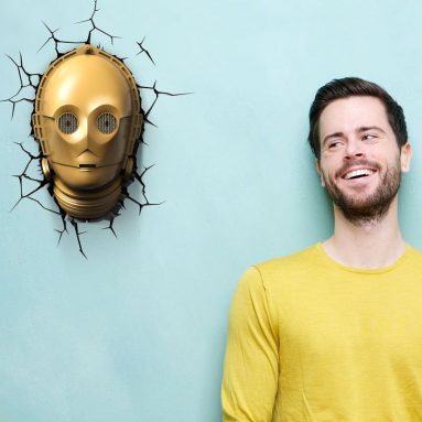 3D Light FX Star Wars C-3PO 3D Deco LED Wall Light