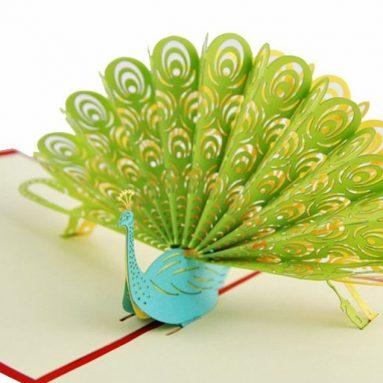 3D Pop Up Customized Greeting Card Happy