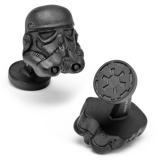 3-D Storm Trooper Helmet Cufflinks