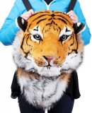 3D Tiger Head Backpack Knapsack