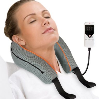 3D Vitality Kneading Neck Massager with LED Controller