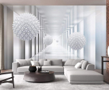 3D Wall Murals Space for Living Room