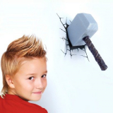 3d Wall Art Thor Hammer Nightlight