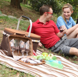 4 Person Picnic Bag Backpack Cutlery Set