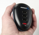 4-Port Compact USB Wall Charger