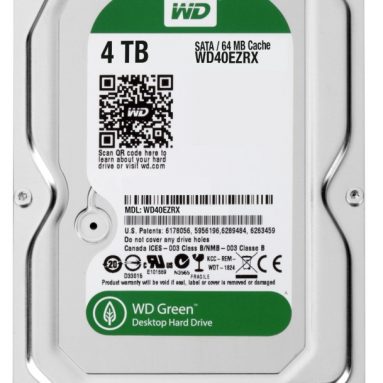 4 TB WD Green SATA III 5400 RPM 64 MB Cache Bulk/OEM Desktop Hard Drive