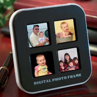 4-in-1 Digital Photo Frame and Alarm Clock