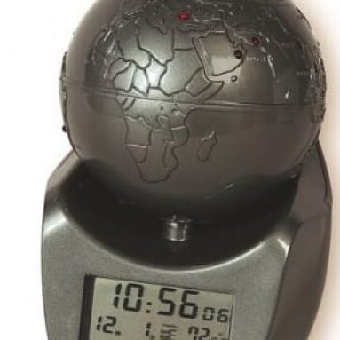 World Time Atomic Globe Clock