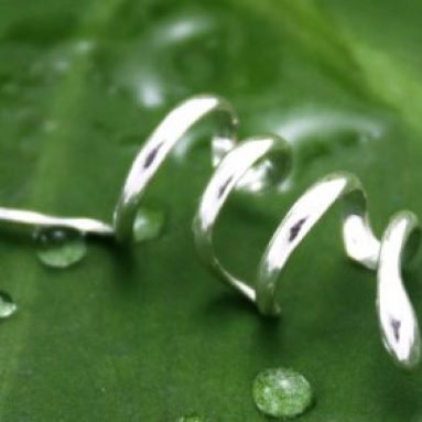 Tofan Right 925 Sterling Silver High Polished Snake Cartilage Ear