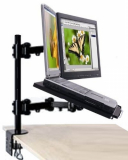 Notebook/Monitor Extension Arm Desktop Clamp