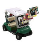 Golf Cart Digital Photo Frame Green