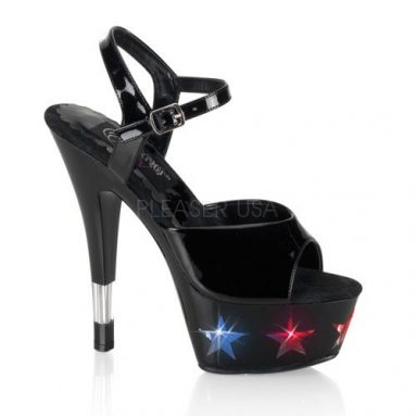 Platform Sandal With ‘Star’ Lights