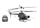 3-CH Hughes Defender Radio Remote Control RC Military Helicopter