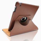 360 Degrees Rotating Leather Case for Apple iPad 2