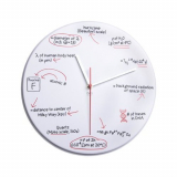 Clock Novelty Formulas Equations Classroom Lab Decor