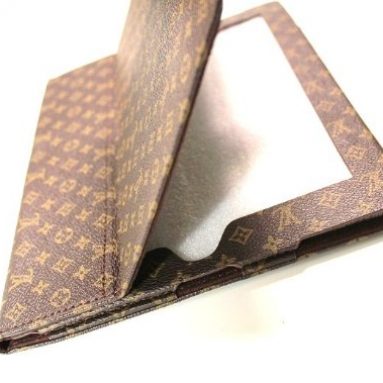 Brown Leather Monogram iPad 2 Protective Case Cover