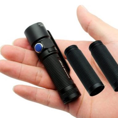 280 Lumen LED Flashlight Magnet Tail Two Extended Tubes