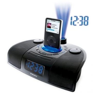 HoMedics iSound Spa Clock Radio with iPod Docking Station