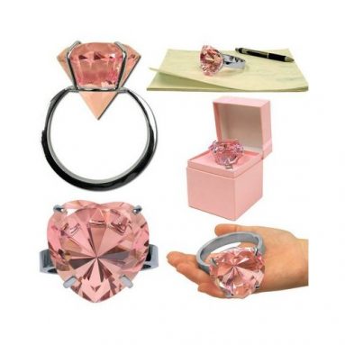 600 Carat Heart Diamond Ring Paper Weight