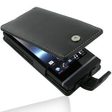 PDair Leather Case for Sony Xperia S – Flip Type