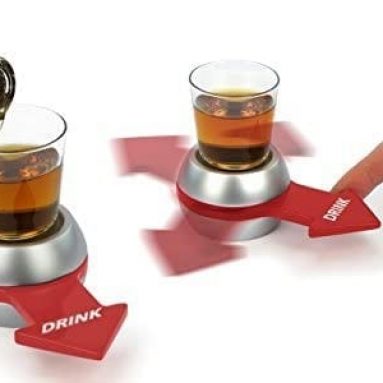 Spin the Shot and Pinball Pint Glass Gift Set