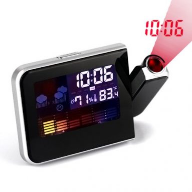 Multi Function LCD Projection Clock w/ Weather