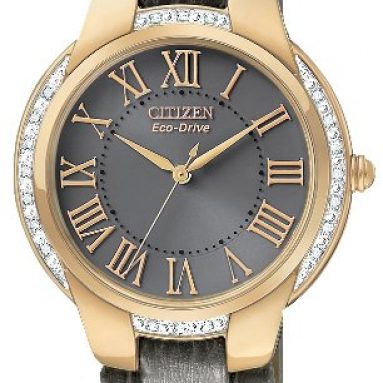 Women’s Ciena Eco-Drive Rose Gold Tone Watch