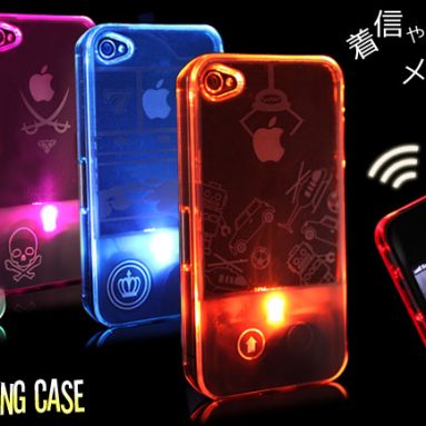 LED Flashing Case for iPhone 4S/4