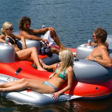 4 Person Inflatable Aqua Lounge with MP3 System