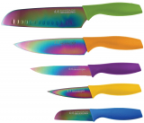 5-Piece Tomodachi Titanium Cutlery Set with Blade Guard