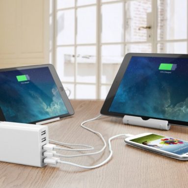 5-Port Family-Sized Desktop USB Charger