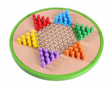 5 in 1 Multi-functional Wooden Chinese Checkers Game