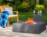 Outdoor Gas Fire Pit Table with Tank Holder