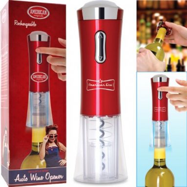 Automatic Wine Corkscrew Opener Electric Rechargeable