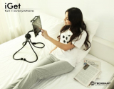 Black Iget Tablet Pc Computer Device Holder Stand