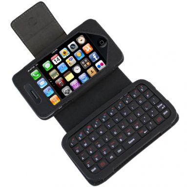 Apple iPhone 4 Bluetooth Keyboard Case with Stand