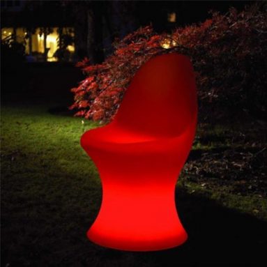 7 Colour Changing LED Illuminated Dining Chair