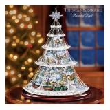 Animated Crystal Tabletop Christmas Tree