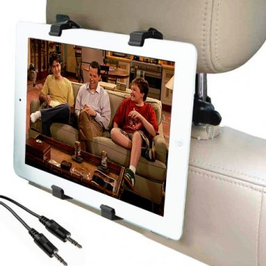 DBTech Car Headrest Mount Holder For New Apple iPad 2