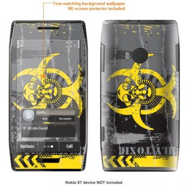 Protective Decal Skin STICKER for Nokia X7