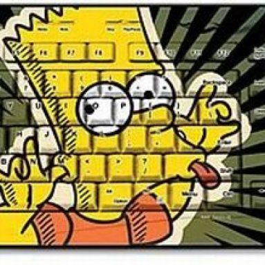 Simpsons Nuclear Family Wired Keyboard