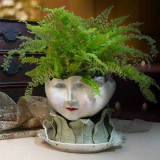 Victorian Lovelies Sculpted Indoor Head Planter