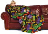 Comics Logos Comfy Throw with Sleeves