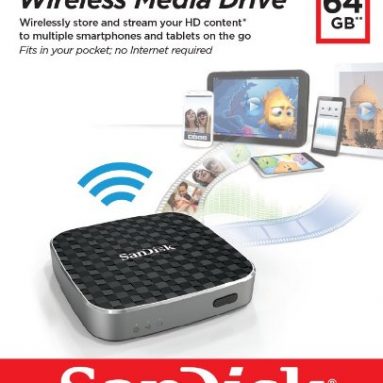 64G Wireless Media Drive Streaming On the Go
