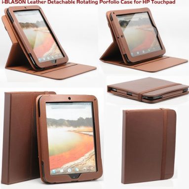 i-BLASON Executive Portfolio Brown Leather Case