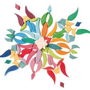 Giant Wooden Creative Puzzle with Chunky Blocks